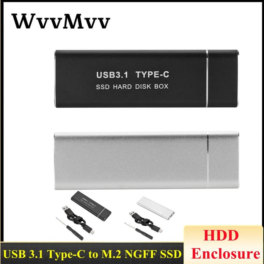 USB 3.1 cŸ to M.2 NGFF SSD  ϵ ̺ ũ ڽ, 6Gbps  Ŭ ̽ m2 SATA SSD USB 3.1 2260/2280 